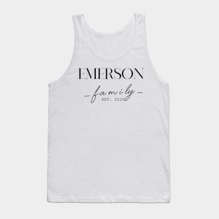 Emerson Family EST. 2020, Surname, Emerson Tank Top